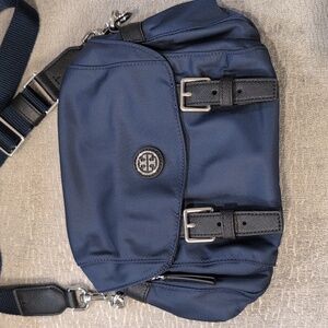 Tory Burch Virginia Small Messenger Crossbody bag - Navy Blue
